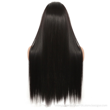 Synthetic Long Silky Straight Wavy and  Curly Headband Wigs Hair Headband for Black Women